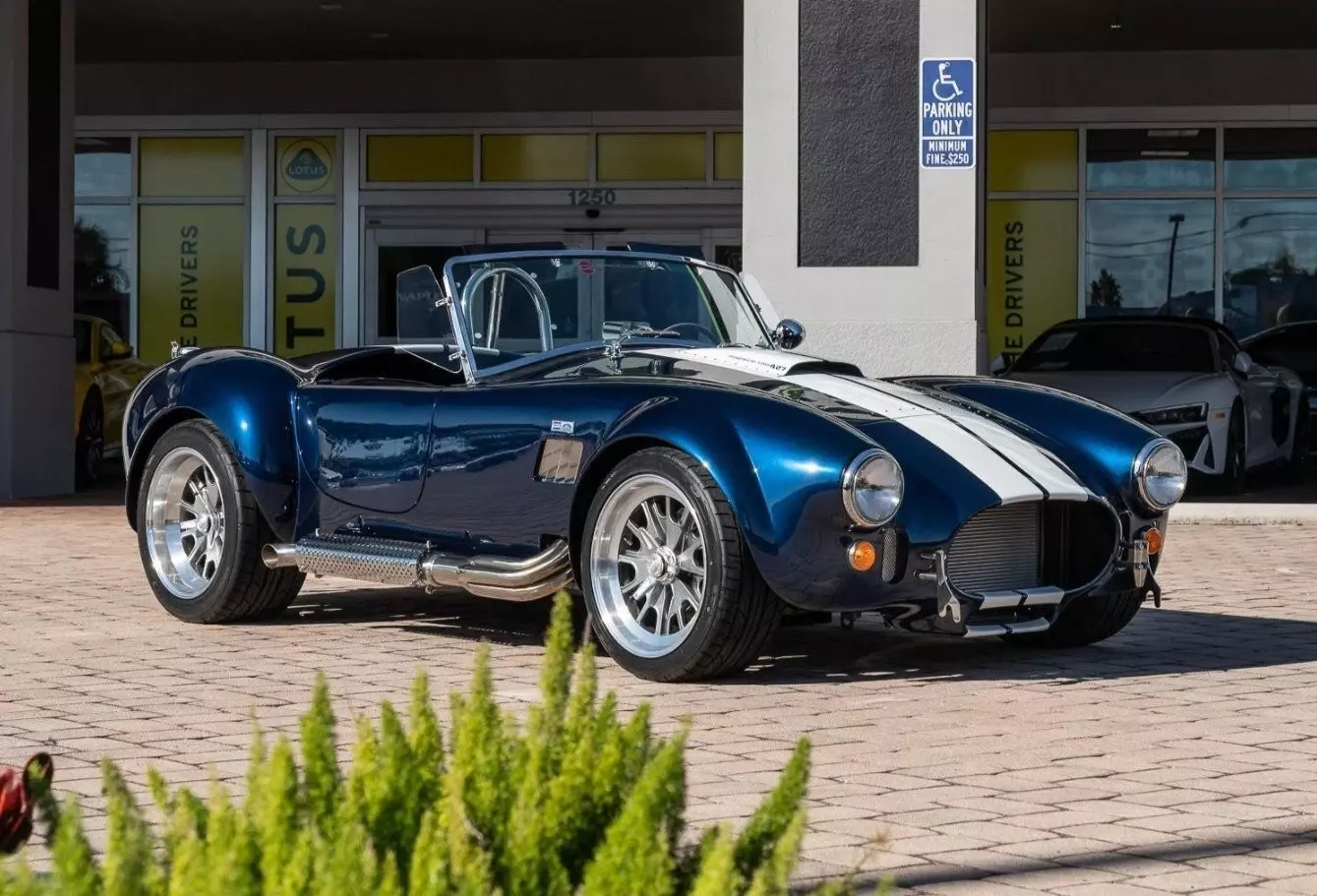 1965 Shelby Backdraft Cobra Prestige 427 Classic Edition 1824 Miles Indigo Blue 1965 Shelby Backdraft Cobra Prestige 427 Classic Edition