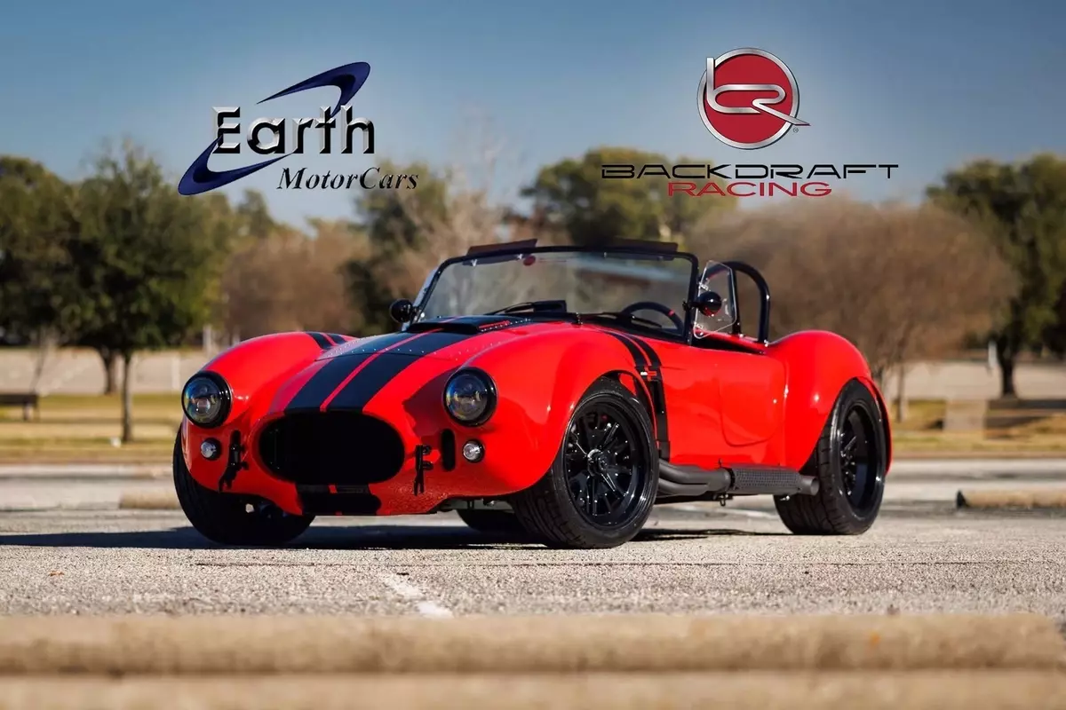 1965 Shelby Cobra Backdraft RT4 Black Series Coyote 5.0 10 Miles Race Red Conver 1965 Shelby Cobra Backdraft RT4 Black Series Coyote 5.0