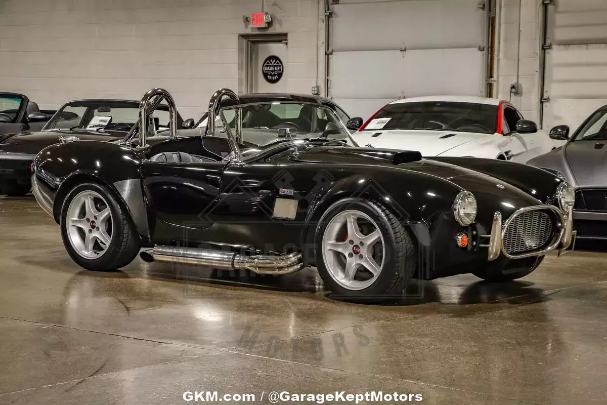 1965 Shelby Cobra Replica Black Roadster 302ci V8 122 Miles 1965 Shelby Cobra Replica
