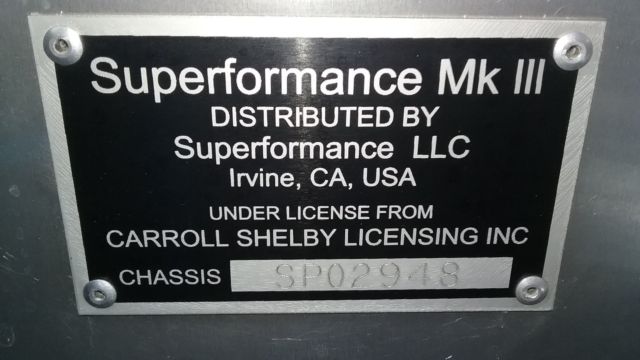 1965 Shelby Cobra Superformance MK111 - photo 13