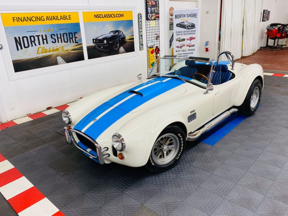 1965 SHELBY COBRA, White with 9,087 Miles available now! 1965 Shelby COBRA -CLASSIC COBRA INC. REPLICA - SEE VIDEO