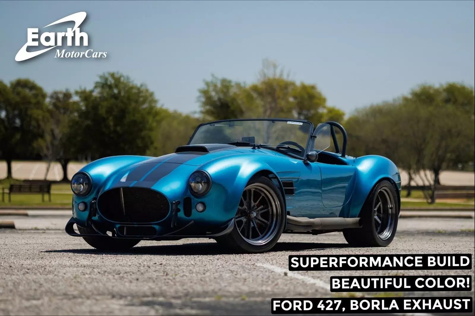 1965 Shelby Superformance Cobra MKIII-R - MASSIVE MSRP 4250 Miles Sea Blue Metal 1965 Shelby Superformance Cobra MKIII-R - MASSIVE MSRP