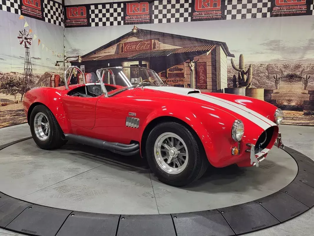1965 ShelbyCobra393 Superformance40000 MilesRed393 V85 Speed 1965 Shelby Cobra 393 Superformance