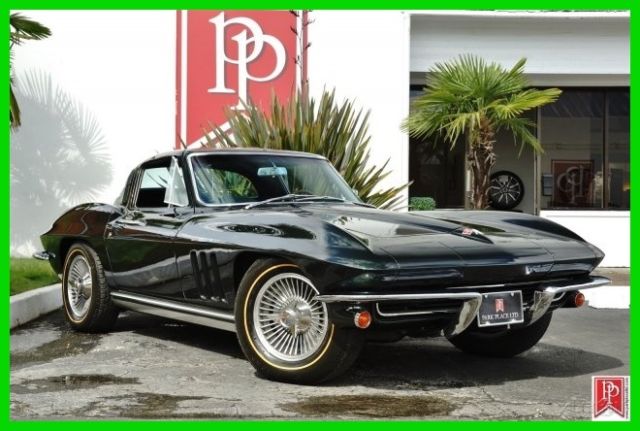 1965 Sting Ray Coupe, correct L84 327ci/375hp Ram-Jet Fuel Injected V8 4-spd 1965 Chevrolet Corvette Coupe