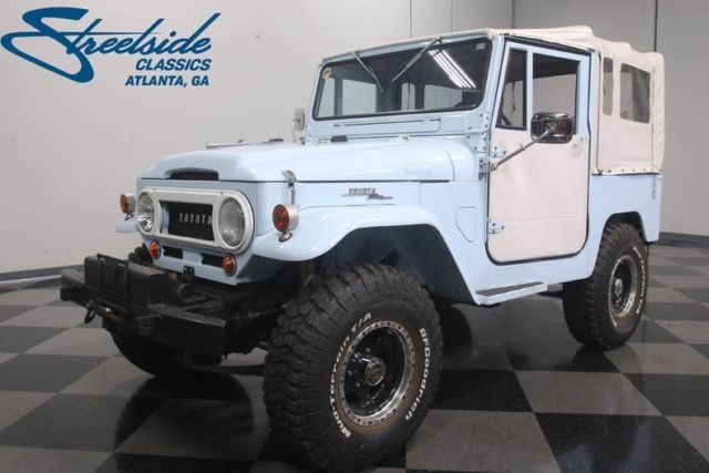 1965 Toyota FJ40 Land Cruiser 1847 Miles Light Blue SUV 6 Cylinder Manual 1965 Toyota FJ Cruiser Land Cruiser