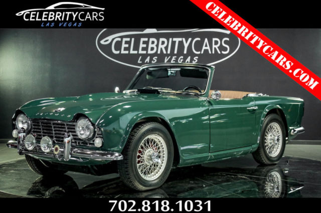 1965 Triumph TR4 roadster fully restored 2 dr Convertible manual RACING GREEN! 1965 Triumph TR4