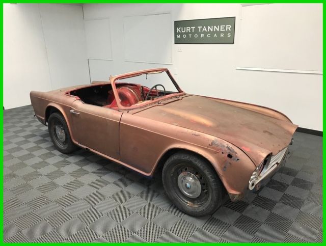 1965 TRIUMPH TR4A IRS CONVERTIBLE. EARLY PRODUCTION CAR #170. NEW MEXICO CAR. 1965 Triumph Other TR4A Roadster