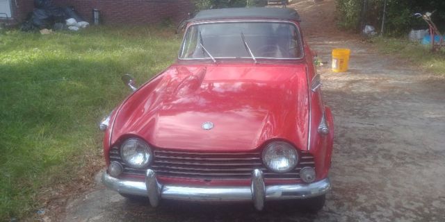 1965 Triumph Tr4a Irs convertible red sports car 1965 Triumph Other Irs