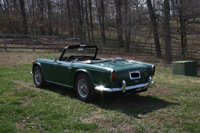 1965 Triumph TR4A wire wheels and red line Michelins - photo 3