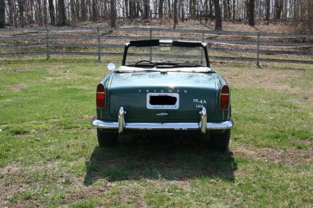 1965 Triumph TR4A wire wheels and red line Michelins - photo 4