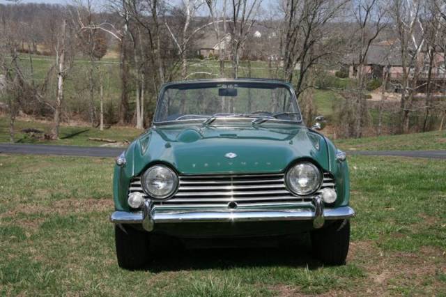 1965 Triumph TR4A wire wheels and red line Michelins - photo 8