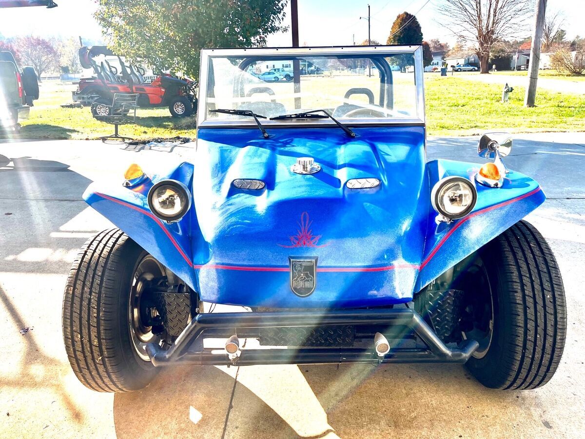 1965 Volkswagen 1600 blue leather - photo 4