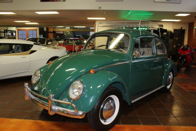 1965 Volkswagen Beetle Coup Green on White 17000 miles 1965 Volkswagen Beetle - Classic Beetle Coup
