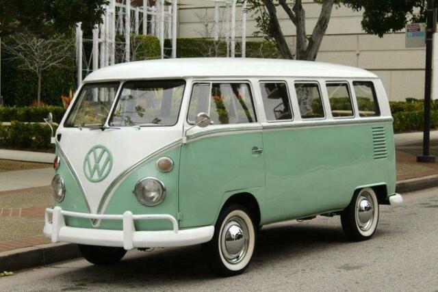 1965 VOLKSWAGEN BUS VANAGON DLUXE BUS /36K Miles Clean Title 36303 Miles Green B 1965 Volkswagen BUS VANAGON DLUXE BUS /36K Miles Clean Title