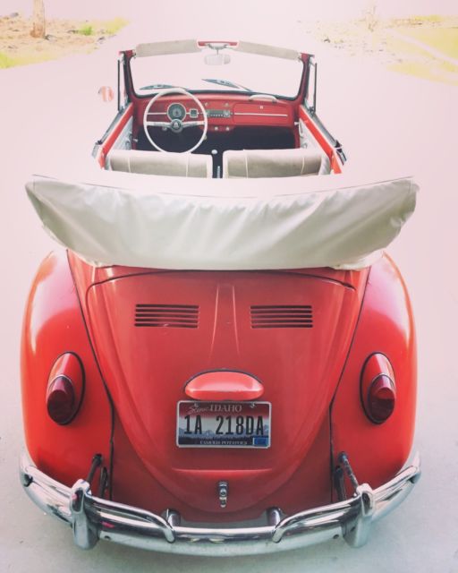 1965 Volkswagen Convertible Beetle Bug Karmann cabriolet 1965 Volkswagen Beetle - Classic Convertible