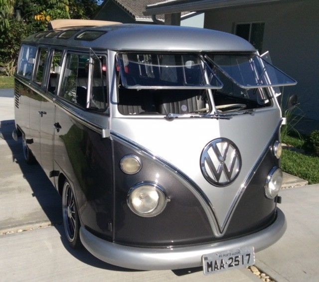 1965 VOLKSWAGON VANAGON VW KOMBI 23 Window Bus SAMBA BUS RAGTOP ALPINE SUNROOF 1965 Volkswagen VW BUS KOMBI 23 WINDOW SAMBA VW BUS KOMBI 23 WINDOW SAMBA