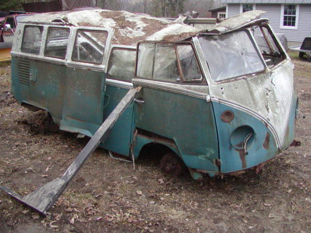 1965 Volkswagon VW Deluxe Microbus 21 Window SAMBA Bus For Parts 1965 Volkswagen Bus/Vanagon Deluxe