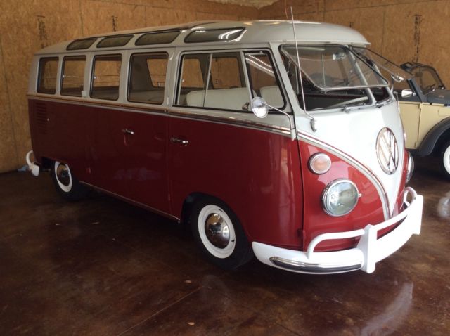 1965 VW 21 window bus just restored. 1965 Volkswagen Bus/Vanagon