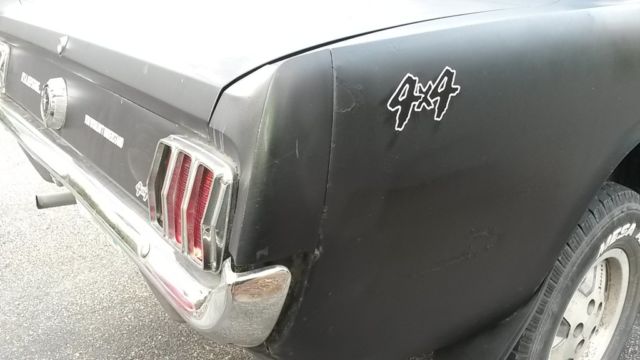 1966 66 Mustang Coupe 4x4 4 Wheel Drive 6 cyl Automatic AC PS PB Dual Exhaust 1966 Ford Mustang