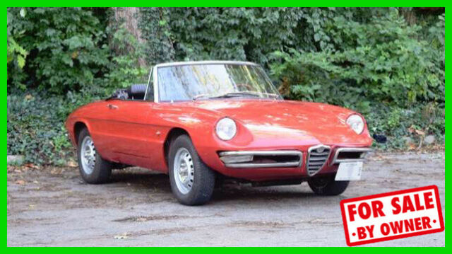 1966 Alfa Romeo Duetto Convertible 4 Cylinder 1600cc 5-Speed RWD Classic c84324 1966 Alfa Romeo Duetto Convertible