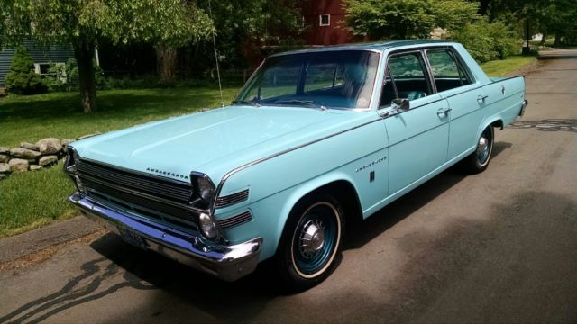 1966 AMC AMBASSADOR 880 WITH 19,373 MILES V-8 3 SPEED STICK / OVERDRIVE 1966 AMC AMBASSADOR 880 Base Sedan 4-Door