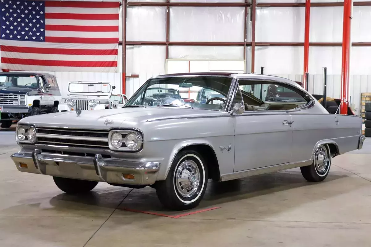 1966 AMC Marlin 58391 Miles Silver/Maroon Coupe 327ci V8 1966 AMC Marlin