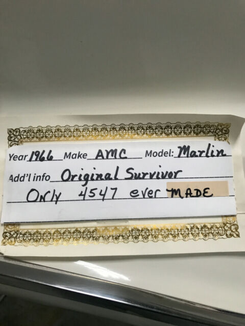 1966 AMC Other MARLIN - photo 3