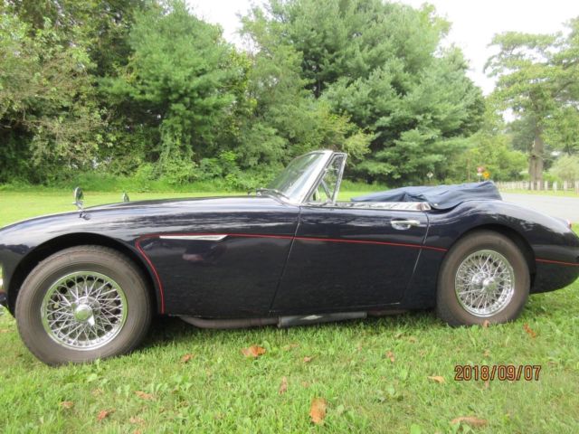 1966 Austin Healey 3000 Mark III Convertible BJ8 1966 Austin Healey 3000 Blue