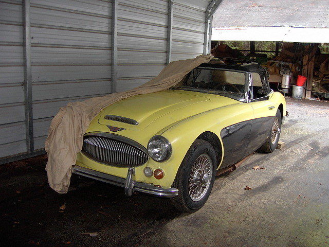 1966 Austin Healey 3000 MK II - Matching Numbers BJ8 - Simple, Straight Project 1966 Austin Healey 3000