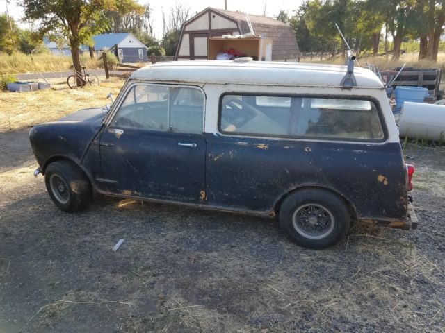 1966 Austin Mini Van Project Car with extra parts and pieces 1966 Austin Mini Van