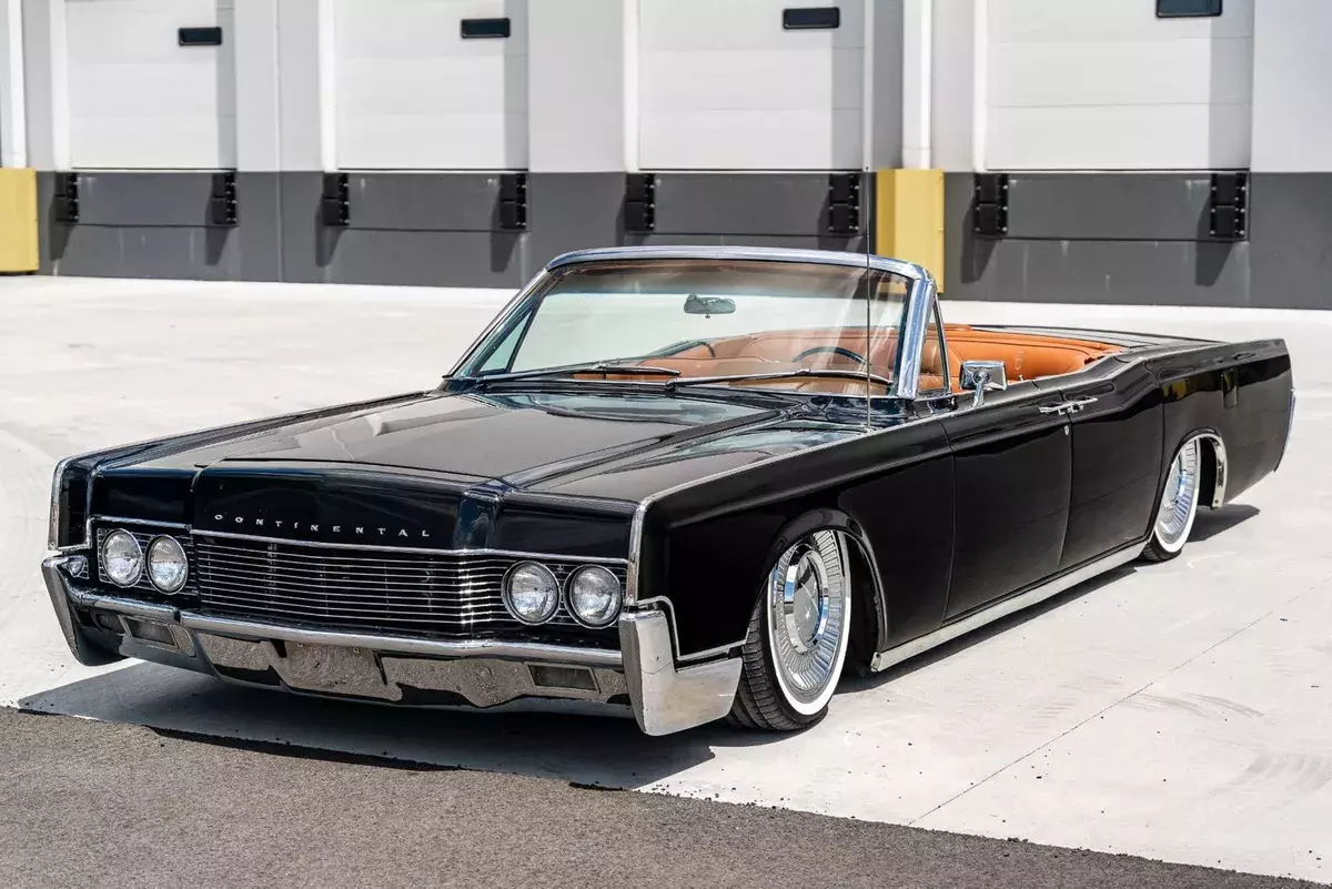 1966 Black SUICIDE COVERTIBLE! 1966 LINCOLN CONTINENTAL SUICIDE COVERTIBLE