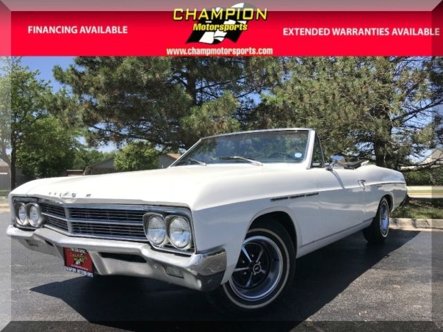 1966 Buick Skylark Special Convertible 99999 Miles Arctic white 310 Wildcat A 1966 Buick Skylark Special Convertible --
