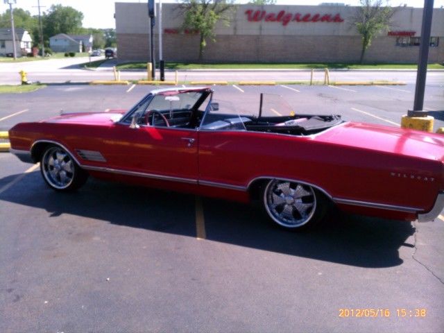 1966 BUICK WILDCAT RED CONVERTIBLE 6.6L 401 NAILEHEAD 1966 Buick Other 401 NAILHEAD CONVERTIBLE