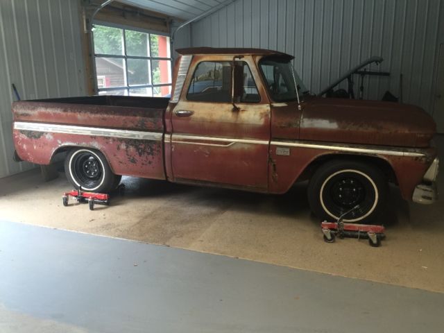1966 c10 big back glass shortbed 1966 Chevrolet C-10