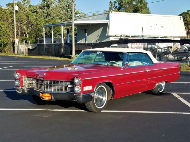 1966 Cadillac DeVille Convertible one owner car 79k original miles