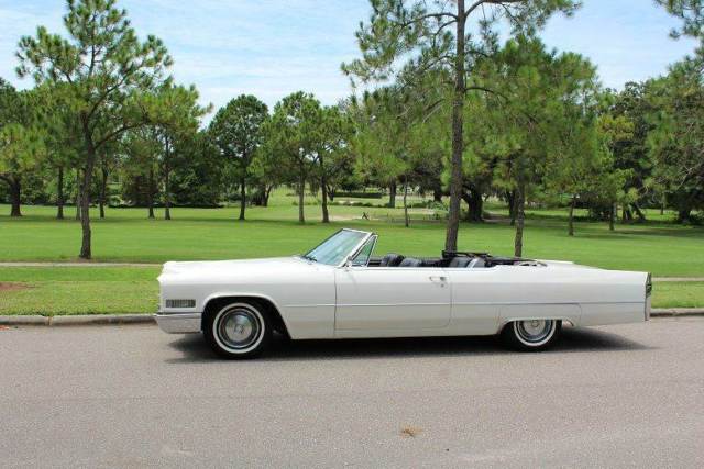 1966 Cadillac DeVille Convertible 37,519 Miles White Convertible 429 ci Automati 1966 Cadillac DeVille Convertible