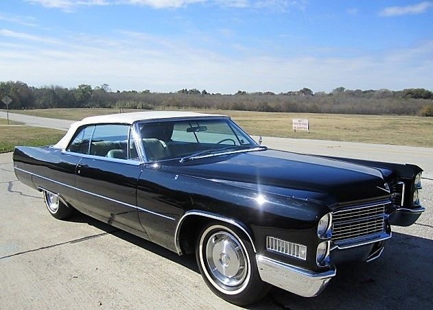 1966 Cadillac DeVille Convertible Beautiful Survivor Car 1966 Cadillac DeVille Convertible DeVille