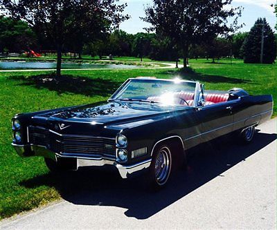 1966 Cadillac DeVille Convertible Over $50k Invested Continental Kit Restored 1966 Cadillac DeVille Convertible
