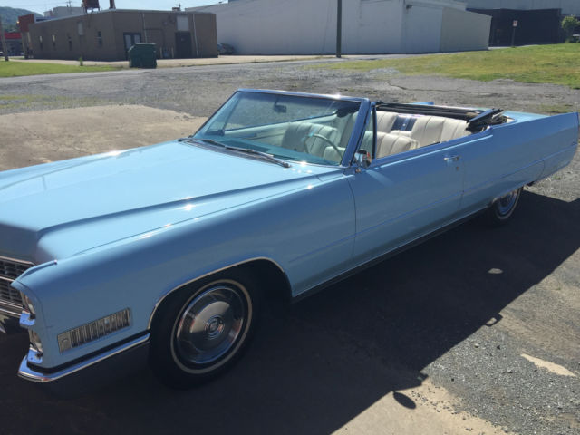 1966 Cadillac Deville Convertible Power Top Survivor Rare Straight Clean RARE 1966 Cadillac DeVille Convertible