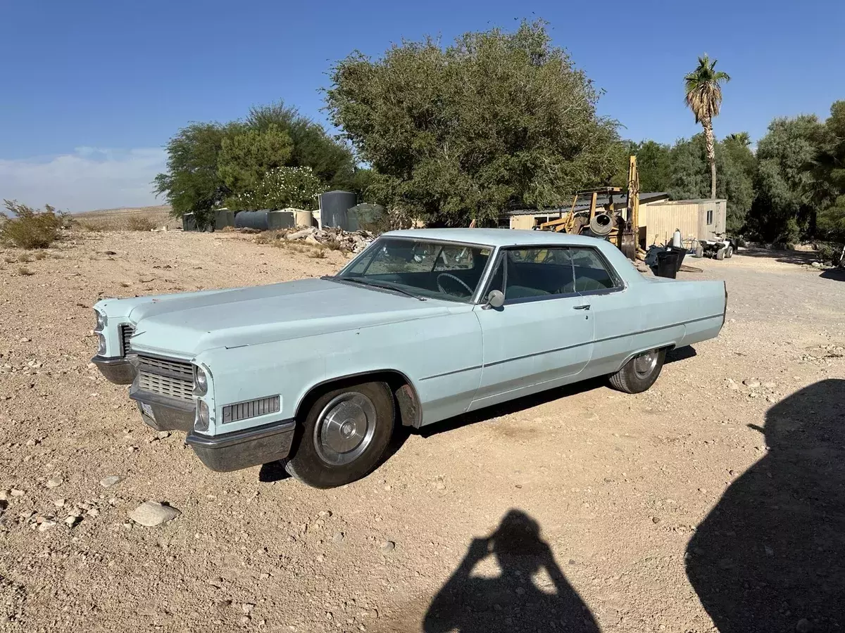 1966 Cadillac DeVille Coupe Blue 1966 Cadillac DeVille