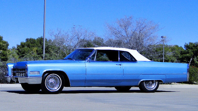 1966 CADILLAC DeVILLE Marlin Blue LOADED W/OPTIONS 2 OWNER CALIFORNIA CAR 1966 Cadillac DeVille FREE ENCLOSED SHIPPING WITH BUY IT NOW!!