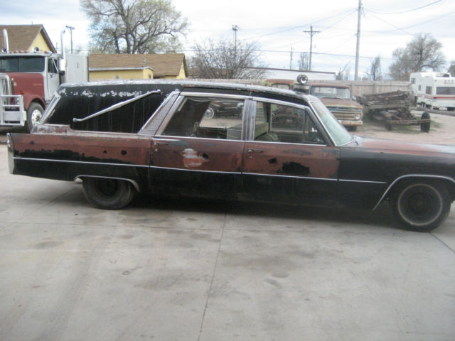 1966 CADILLAC HEARST FUNERAL COACH RUNS AND DRIVES 1966 Cadillac MODEL Z FUNERAL COACH