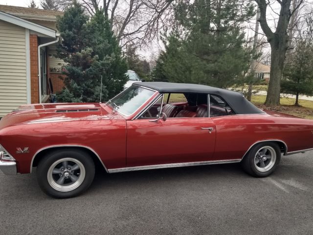 1966 Chevelle SS 396 Convertible-138 Super Sport-Aztec Bronze-Corvette Trades 1966 Chevrolet Chevelle
