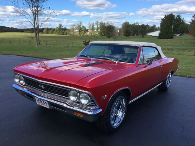 1966 Chevelle SS Convertible! 138 Vin Car! Frame off restoration! 396 / 4spd! 1966 Chevrolet Chevelle SS