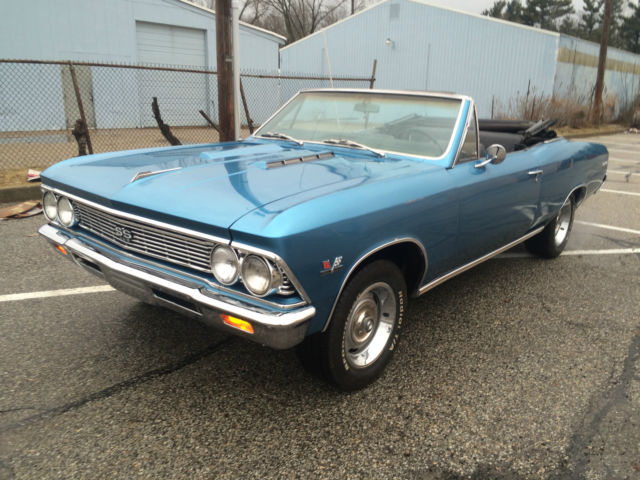 1966 CHEVELLE SS CONVERTIBLE 4 SPEED CAR CONSOLE KNEE KNOCKER TACH 1966 Chevrolet Chevelle Base Convertible 2-Door