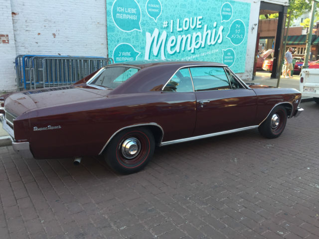 1966 Chevelle SS True 138 Super Sport 396 Muncie 4spd Hurst 3.73 12 bolt SS396 1966 Chevrolet Chevelle SS 396