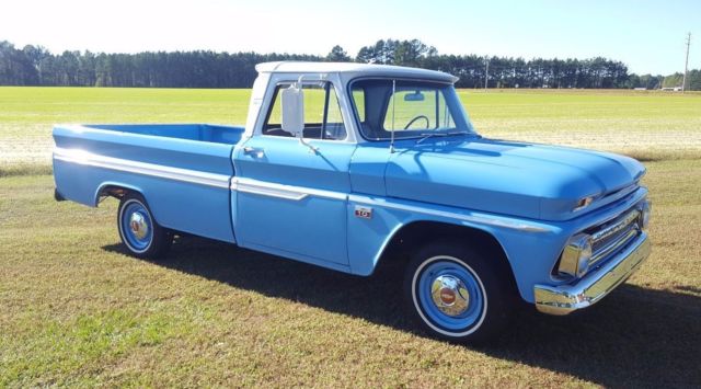 1966 Chevrolet C-10 Long Bed Fleetside Big Back Window Chevy Pickup Truck C10 1966 Chevrolet C-10 Custom