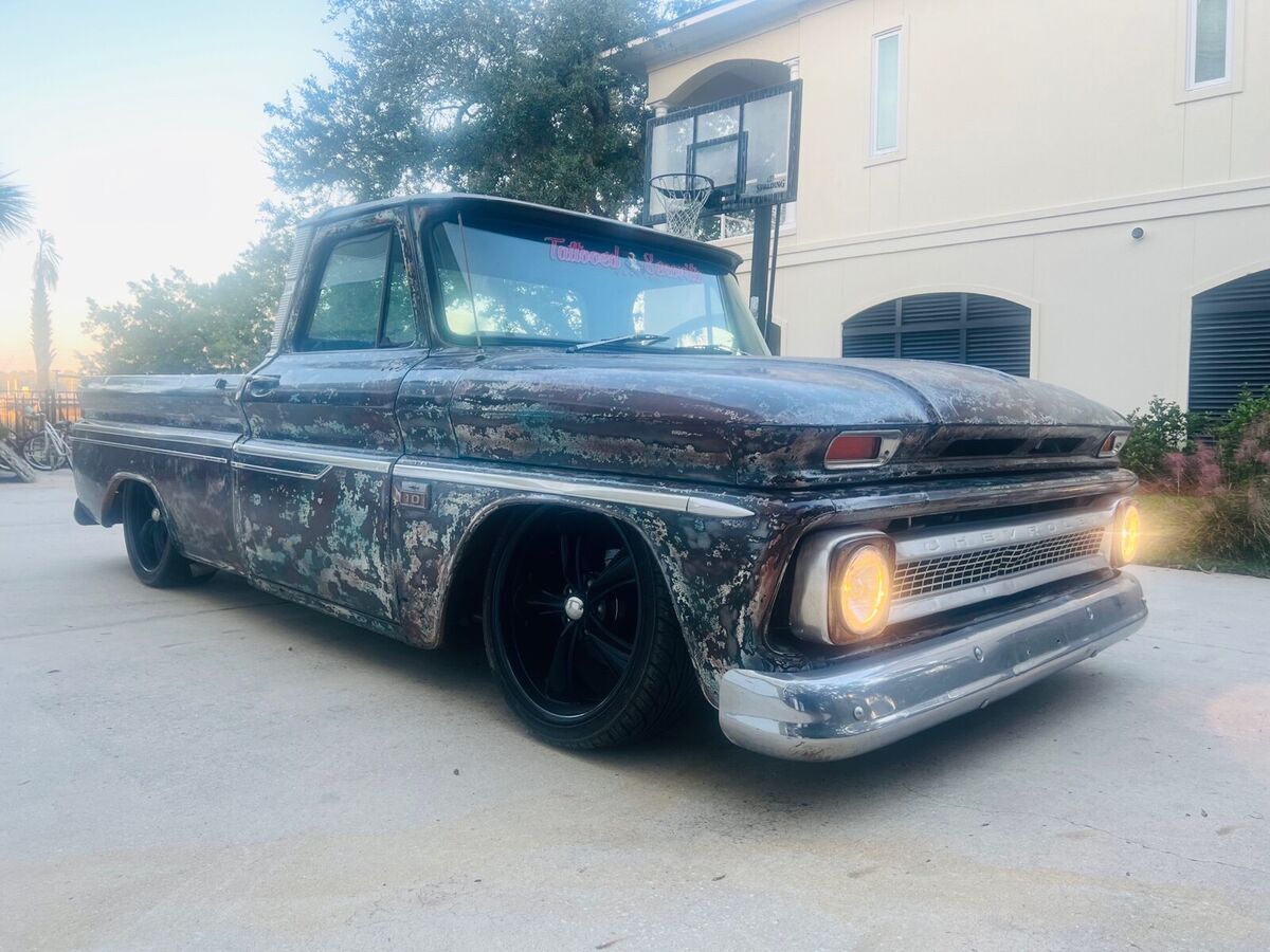 1966 Chevrolet C-10 Pickup Grey RWD Automatic 1966 Chevrolet C-10