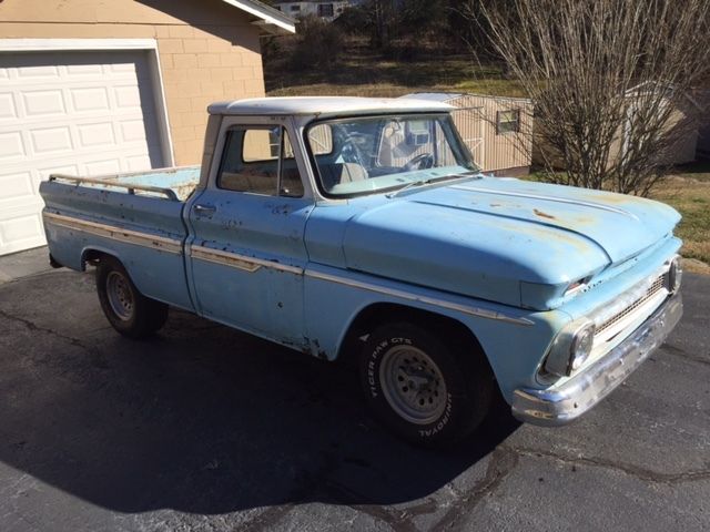 1966 Chevrolet C-10 Truck Short Bed Fleet Side V8 Automatic 1966 Chevrolet C-10