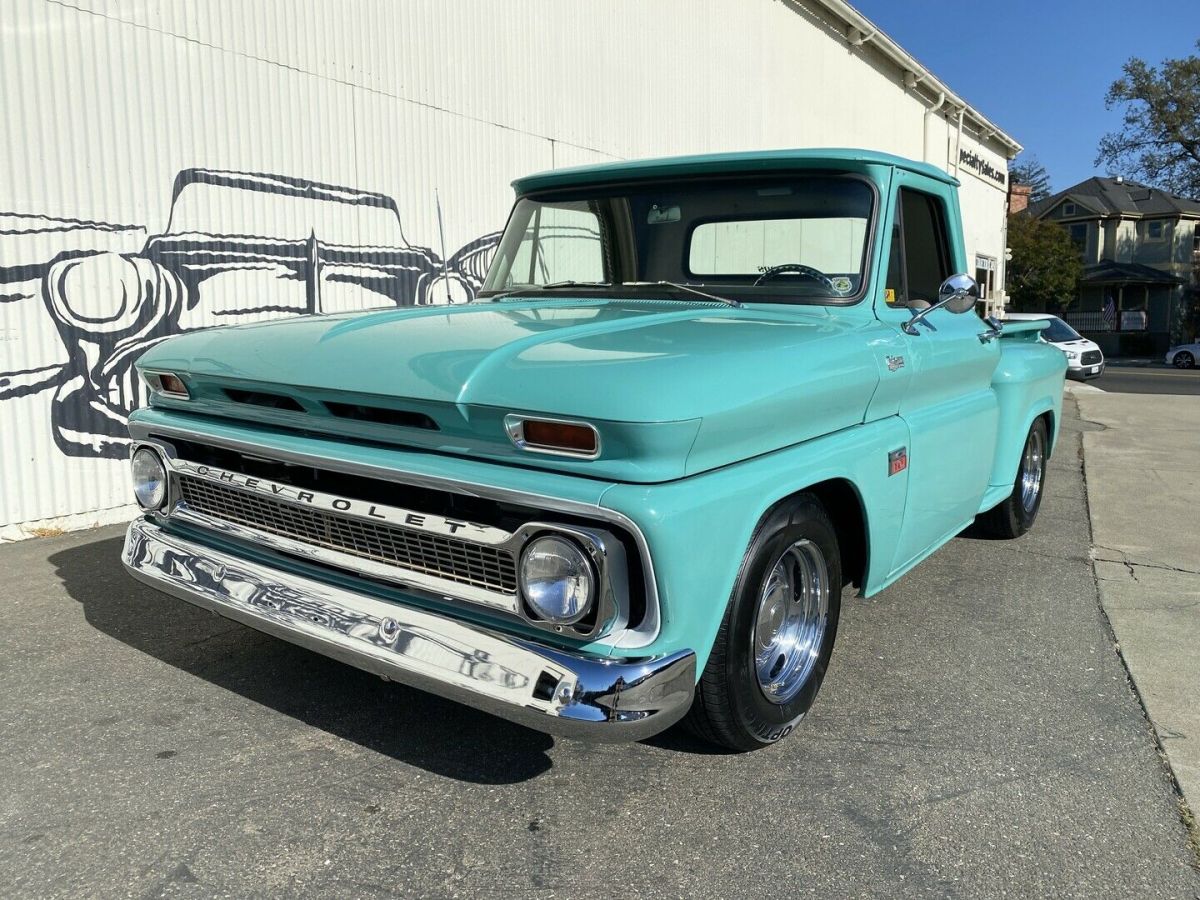 1966 Chevrolet C10 28024 Miles Blue Truck 1966 Chevrolet C-10 Stepside